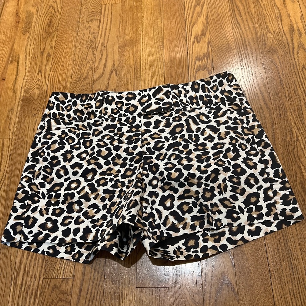 WHBM Leopard Shorts.